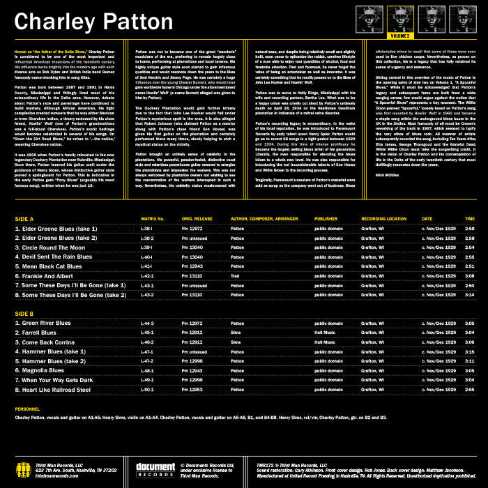 Charley Patton Volume 2