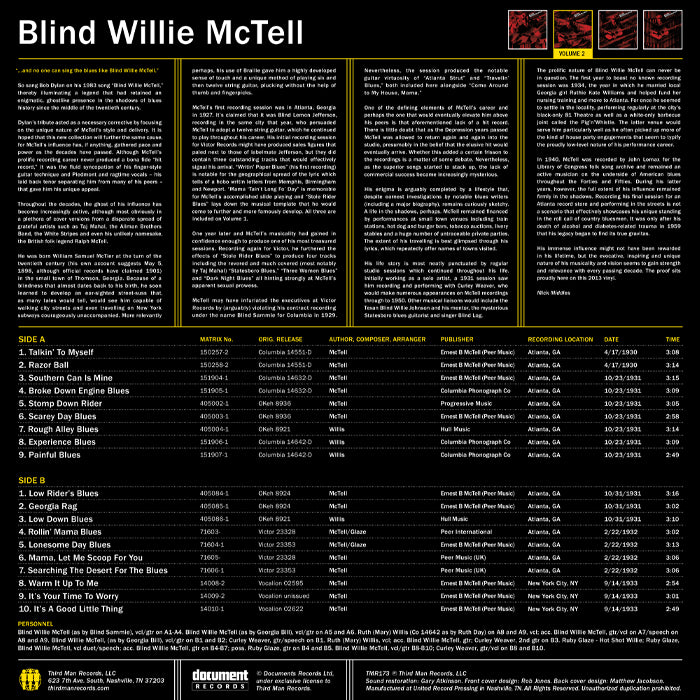 Blind Willie McTell Volume 2