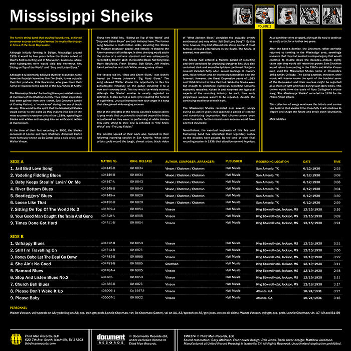 The Mississippi Sheiks Volume 2