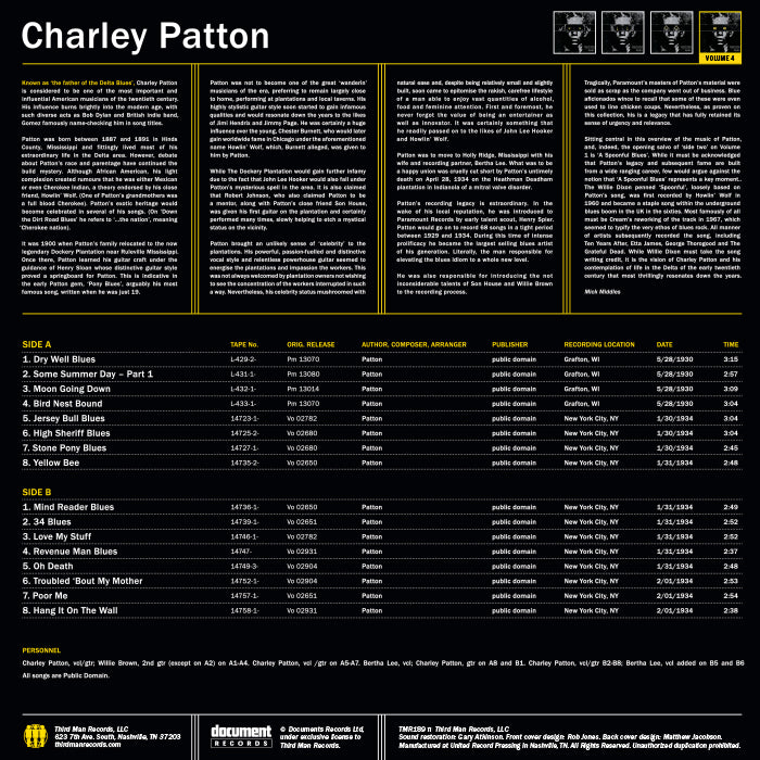 Charley Patton Volume 4