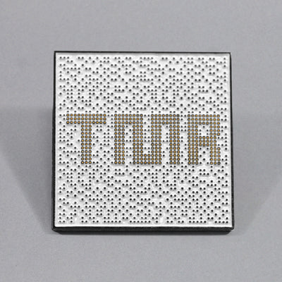 Acoustic Tile Lapel Pin